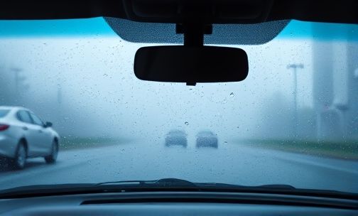 下雨天车内除雾小窍门