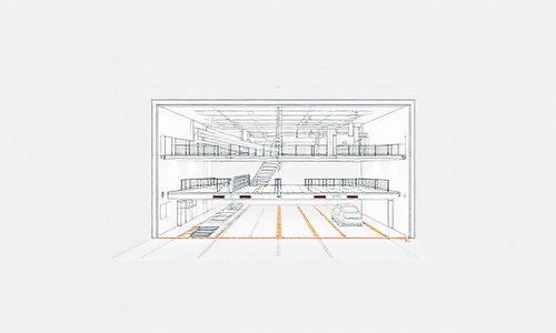 地下车库入口平面图表示