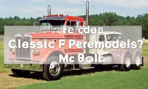 彼得比尔特有哪些经典车型