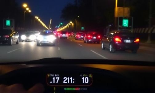 夜间会车有哪些特殊注意事项?