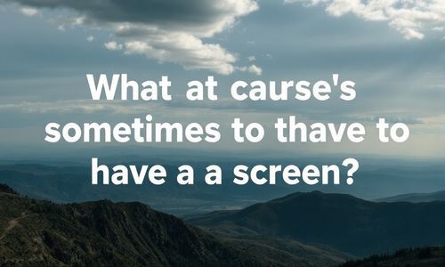 倒车影像有时黑屏是什么原因导致的?