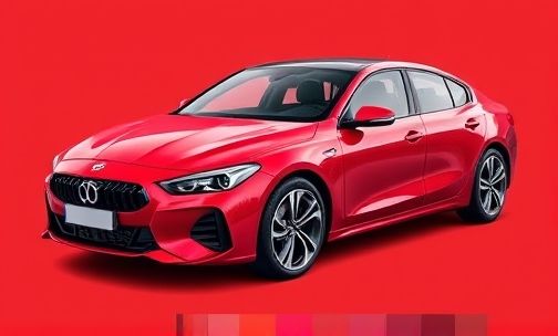 红色车配什么颜色轮毂