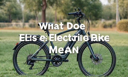 电助力自行车是什么意思