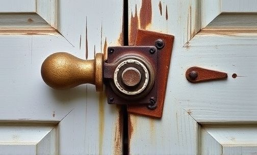 车门锁锈坏了里外都打不开怎么办