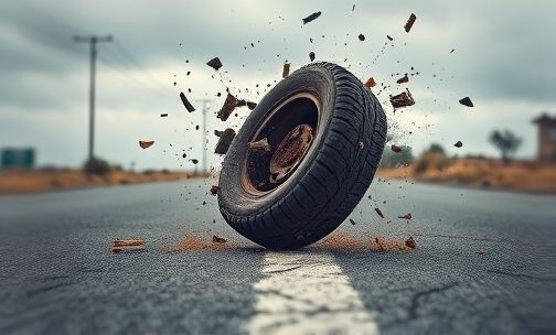 轮胎破了怎么办