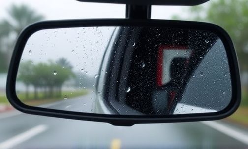 汽车后视镜下雨有水看不清怎么办