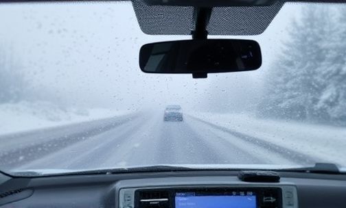 下雪天开车玻璃起雾怎么办