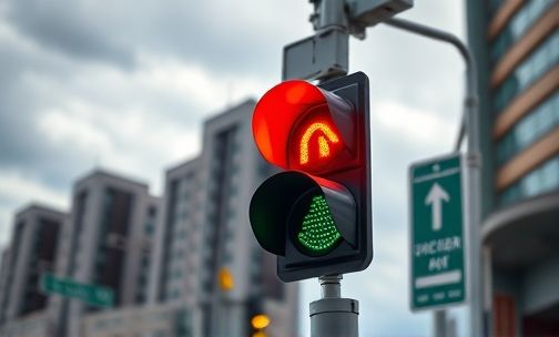 掉头红绿灯的识别方法是什么？这种识别对行车安全有何重要性？