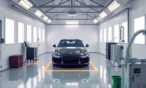 汽车4s店烤漆房温度是多少?