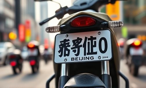 2010京a摩托车牌照值多少