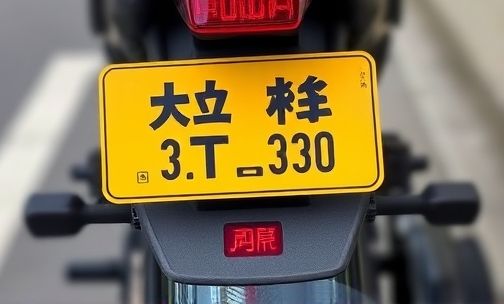 沪a摩托车黄牌照值多少