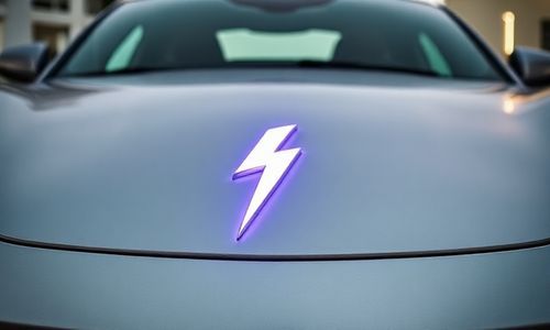 竖立闪电车标是什么车