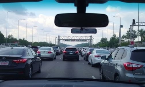道路上堵车应该怎么办?