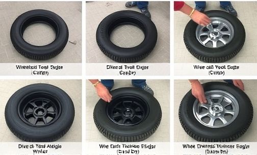 轮椅实心轮胎拆装过程