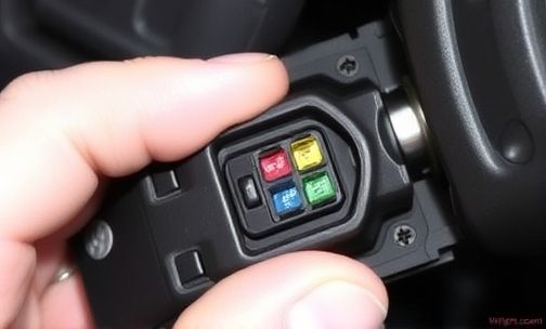 大众途锐点烟器保险丝在哪里?