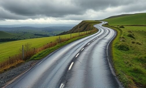 哪种道路容易导致侧滑?