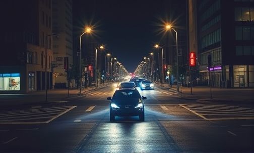 夜间直行通过路口为什么应该使用近光灯